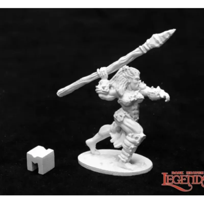 Miniature<Jade Fire Spearmaiden: Dark Heaven Legends RPR 03937 - Miniature Marvels: Airplane Models & Painted Dice