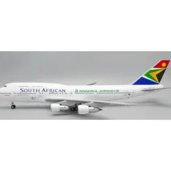 Airplane Model*JC Wings JC2SAA0007 1:200 South African Airways Boeing 747-300 ZS-SAU "Nigeria Airways" - Miniature Marvels: Airplane Models & Painted Dice