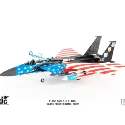 Airplane Model*JC Wings JCW-72-F15-029 F-15C Eagle U.S. ANG, 144th Fighter Wing, 2022 - Miniature Marvels: Airplane Models & Painted Dice