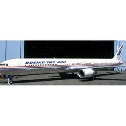 Airplane Model*JC Wings LH4BOE361 1:400 House Color Boeing 767-400ER N76400 - Miniature Marvels: Airplane Models & Painted Dice