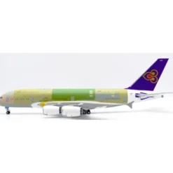 Airplane Model*JC Wings XX20062 1:200 Thai Airways A380 F-WWAO "Bare Metal" - Miniature Marvels: Airplane Models & Painted Dice