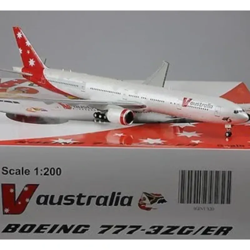 Airplane Model*Jc Wings XX2177 1:200 V Australia Boeing 777-3ZG/ER - Miniature Marvels: Airplane Models & Painted Dice