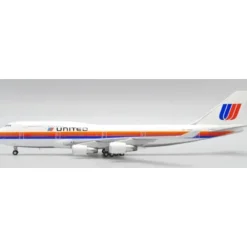 Airplane Model*JC Wings XX40088A 1:400 United Airlines Boeing 747-400 "Saul Bass" N185UA (Flaps Down) - Miniature Marvels: Airplane Models & Painted Dice