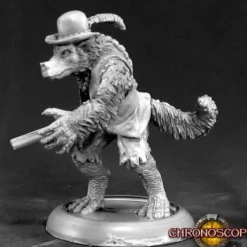 Miniature<Jesse Moonwalker, Werewolf Tracker: Chronoscope RPR 50045 - Miniature Marvels: Airplane Models & Painted Dice