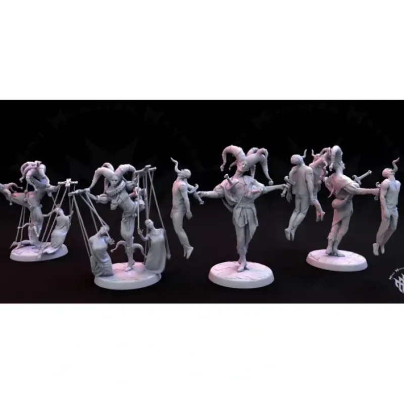 Miniature<Jester Male - Miniature Marvels: Airplane Models & Painted Dice