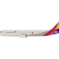 Airplane Model*JFox 1:200 Asiana Airlines Airbus A321 JF-A321-012 - Miniature Marvels: Airplane Models & Painted Dice