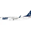 Airplane Model**JFox JF-737-8-031 1:200 LOT Boeing 737-800 SP-LWA - Miniature Marvels: Airplane Models & Painted Dice