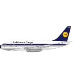 Airplane Model*JFox JF-737-2-009 1:200 Lufthansa Cargo Boeing 737-200 - Miniature Marvels: Airplane Models & Painted Dice