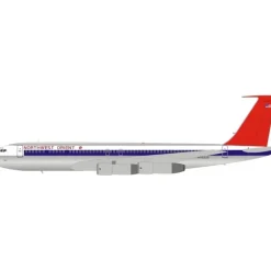 Airplane Model**Jfox Jf-707-3-001 1:200 Northwest Orient Boeing 707-300 - Miniature Marvels: Airplane Models & Painted Dice