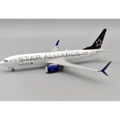 Airplane Model*JFox JF-737-8-044 1:200 United Airlines Boeing 737-824 (WL) Star Alliance N76516 - Miniature Marvels: Airplane Models & Painted Dice