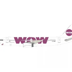 Airplane Model*Jfox JF-A320-008 1:200 A320-200 WOW Airlines LZ-WOW - Miniature Marvels: Airplane Models & Painted Dice