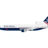 Airplane Model**JFox JF-L1011-007 1:200 British Airways Lockheed L-1011 - Miniature Marvels: Airplane Models & Painted Dice