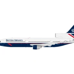 Airplane Model**JFox JF-L1011-007 1:200 British Airways Lockheed L-1011 - Miniature Marvels: Airplane Models & Painted Dice