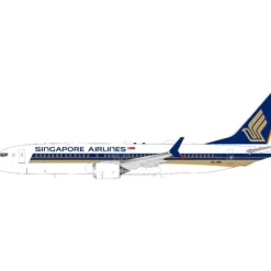 Airplane Model*JFox JF-737-8M-003 1:200 737-8 Max Singapore Airlines - Miniature Marvels: Airplane Models & Painted Dice