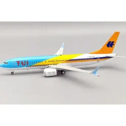 Airplane Model*JFox JF-737-8M-010 1:200 TUIfly Boeing 737-8 Max "50 Years Livery" D-AMAH - Miniature Marvels: Airplane Models & Painted Dice