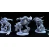 Miniature<Kaiju - Miniature Marvels: Airplane Models & Painted Dice