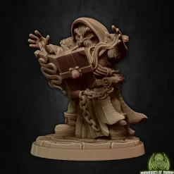 Miniature<Kamli The Summoner - Miniature Marvels: Airplane Models & Painted Dice