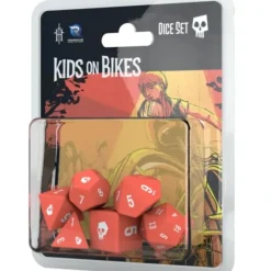 Dice<Kids on Bikes RPG: Dice Set RGS 00824 - Miniature Marvels: Airplane Models & Painted Dice