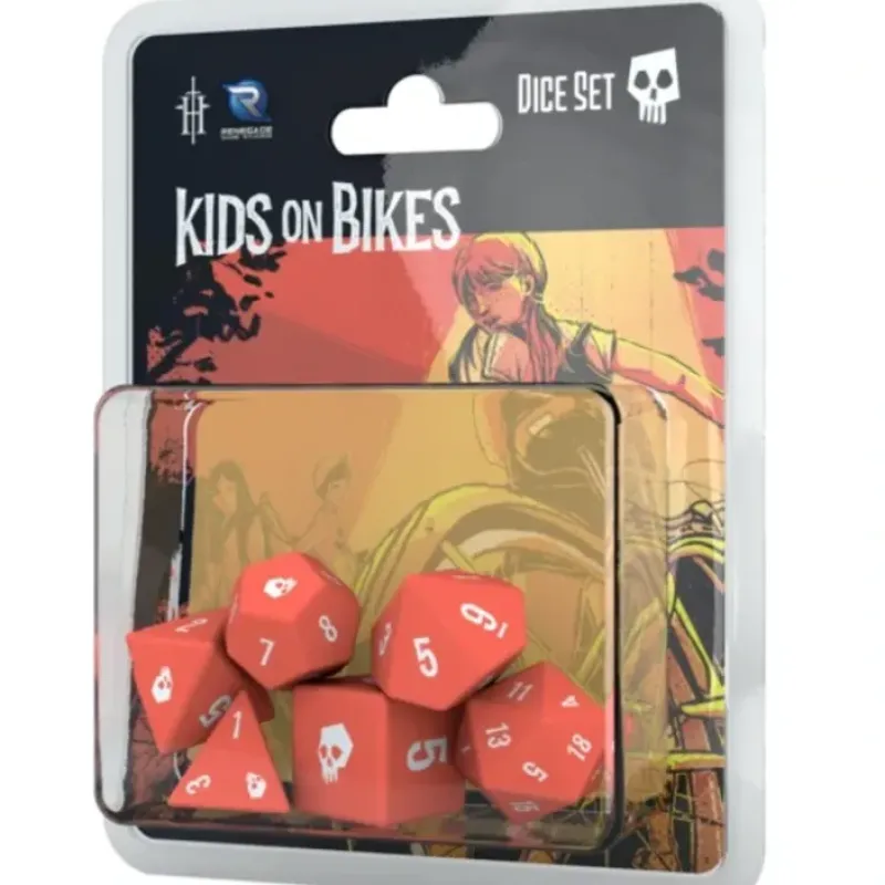Dice<Kids on Bikes RPG: Dice Set RGS 00824 - Miniature Marvels: Airplane Models & Painted Dice