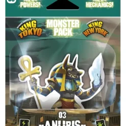 Board Game<King of Tokyo: Monster Pack #3 Anubis - IEL 51531 - Miniature Marvels: Airplane Models & Painted Dice