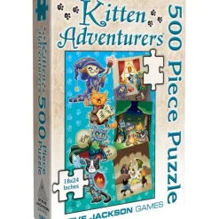 Board Game<Kitten Adventurers: 500 Piece Puzzle SJG 5960 - Miniature Marvels: Airplane Models & Painted Dice
