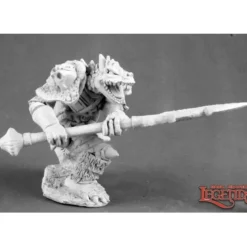 Miniature<Kriv Blackspear, Dragonman Barbarian: Dark Heaven Legends RPR 03513 - Miniature Marvels: Airplane Models & Painted Dice