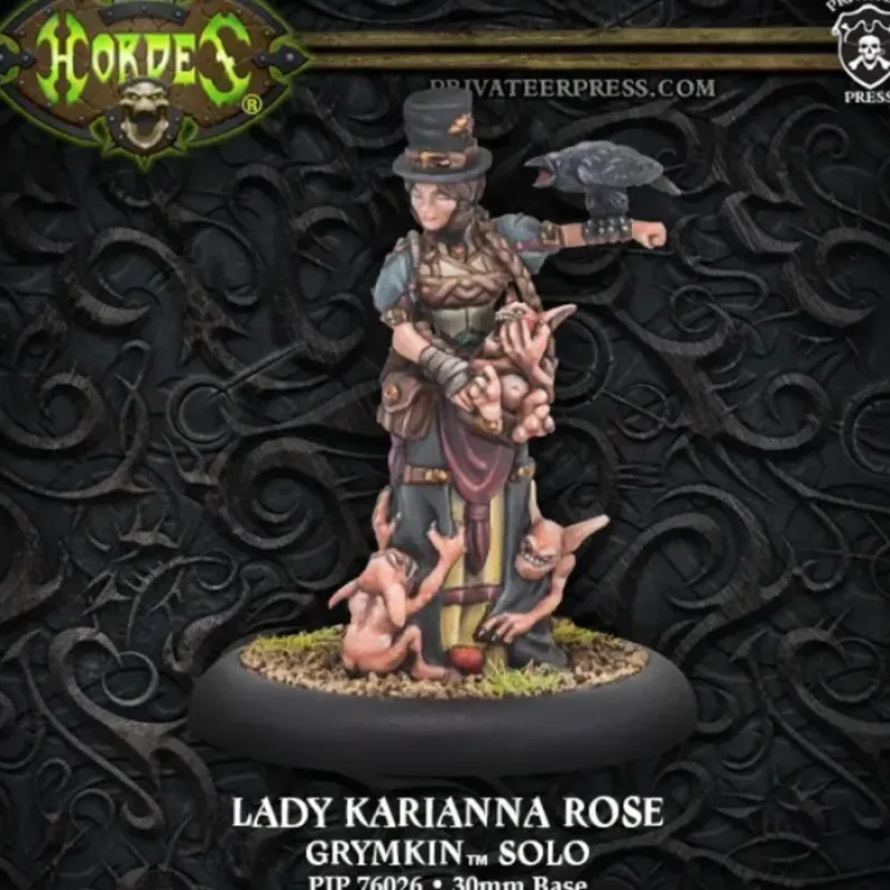 Miniature<Lady Karianna Rose: Grymkin - Solo PIP 76026 - Miniature Marvels: Airplane Models & Painted Dice