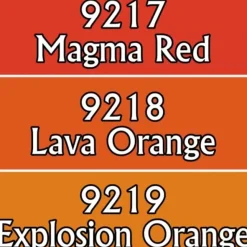 Paint<Lava Colors: MSP Triads RPR 09773 - Miniature Marvels: Airplane Models & Painted Dice