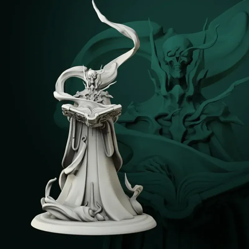 Miniature<Lich - Miniature Marvels: Airplane Models & Painted Dice