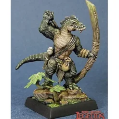 Miniature<Lizardman Archer: Dark Heaven Legends RPR 03706 - Miniature Marvels: Airplane Models & Painted Dice