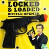 Egpull<Locked & Loaded Gun Beer Bottle Cap Opener - 007 James Bond Bar Tool - BigMouth - Miniature Marvels: Airplane Models & Painted Dice
