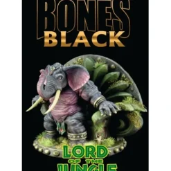 Miniature<Lord of the Jungle - Bones Black Deluxe Boxed Set RPR 44101 - Miniature Marvels: Airplane Models & Painted Dice