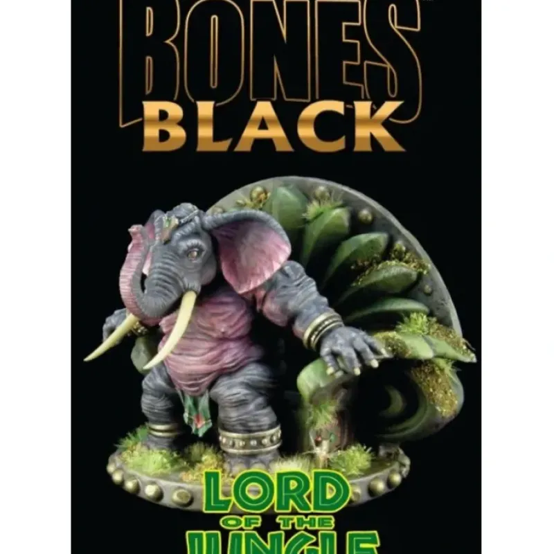 Miniature<Lord of the Jungle - Bones Black Deluxe Boxed Set RPR 44101 - Miniature Marvels: Airplane Models & Painted Dice
