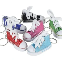 Egpull<Lot of 120 Canvas Sneaker Tennis Basketball Shoe Keychain Party Prize Favors - Miniature Marvels: Airplane Models & Painted Dice