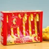 Egpull<Mac & Cheese Flavored Candy Canes - Bizarre Christmas Gag Joke - Archie McPhee - Miniature Marvels: Airplane Models & Painted Dice
