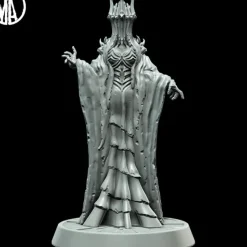 Miniature<Mad Queen Casting - Miniature Marvels: Airplane Models & Painted Dice