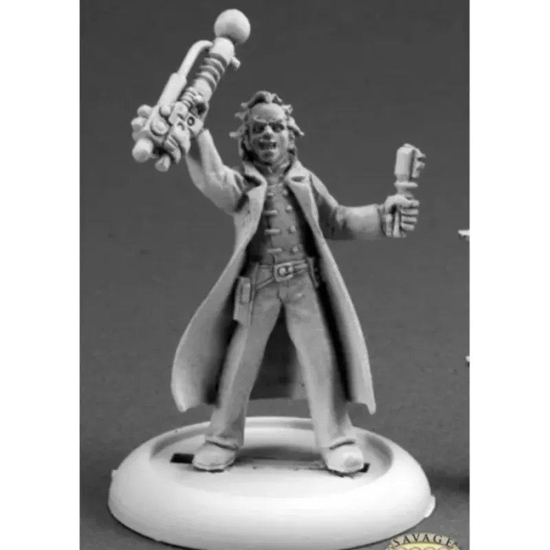 Miniature<Mad Scientist (Male): Savage Worlds RPR 59014 - Miniature Marvels: Airplane Models & Painted Dice