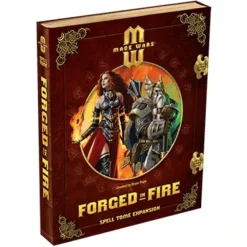 Board Game<Mage Wars: Forged in Fire Game AWG MWSTX2FF - Miniature Marvels: Airplane Models & Painted Dice