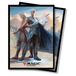 Accessories<Magic the Gathering: Battlebond v1 Deck Protector Sleeves (80) - Miniature Marvels: Airplane Models & Painted Dice