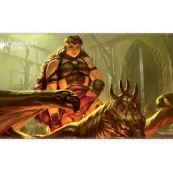 Accessories<Magic the Gathering CCG: Commander Series - Release 1 - Mono Color - Q1 2024 Stitched Edge Playmat Magda - Miniature Marvels: Airplane Models & Painted Dice