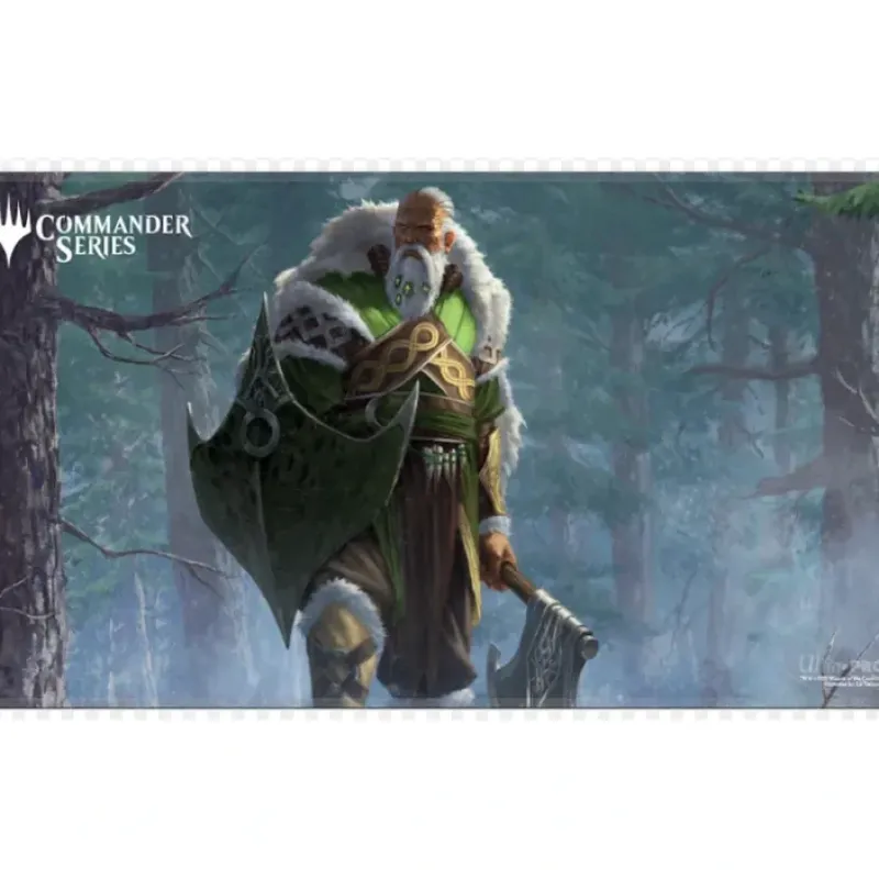 Accessories<Magic the Gathering CCG: Commander Series - Release 1 - Mono Color - Q1 2024 Stitched Edge Playmat Fynn - Miniature Marvels: Airplane Models & Painted Dice