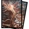 Accessories<Magic the Gathering CCG: March of the Machine 100ct Deck Protector Sleeves 3 - Miniature Marvels: Airplane Models & Painted Dice