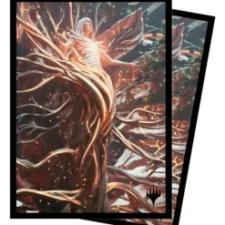 Accessories<Magic the Gathering CCG: March of the Machine 100ct Deck Protector Sleeves 3 - Miniature Marvels: Airplane Models & Painted Dice