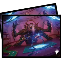 Accessories<Magic the Gathering CCG: March of the Machine 100ct Deck Protector Sleeves E - Miniature Marvels: Airplane Models & Painted Dice