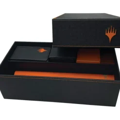 Accessories<Magic the Gathering CCG: Mythic Edition Storage Box - Miniature Marvels: Airplane Models & Painted Dice