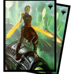 Accessories<Magic the Gathering CCG: Phyrexia - All Will Be One 100ct Sleeves V5 - Miniature Marvels: Airplane Models & Painted Dice