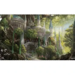 Accessories<Magic the Gathering CCG: Ravnica Remastered Playmat from the Selesnya Conclave - Miniature Marvels: Airplane Models & Painted Dice