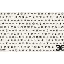 Accessories<Magic the Gathering CCG: 30th Anniversary Holofoil Playmat - Miniature Marvels: Airplane Models & Painted Dice
