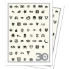 Accessories<Magic the Gathering CCG: 30th Anniversary 105ct Apex Deck Protector sleeves - Miniature Marvels: Airplane Models & Painted Dice