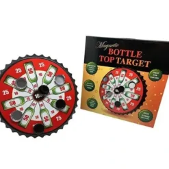 Egpull<Magnetic Bottle Top Target Beer Drinking Bottle Cap Throwing Dartboard Pong Game - Miniature Marvels: Airplane Models & Painted Dice